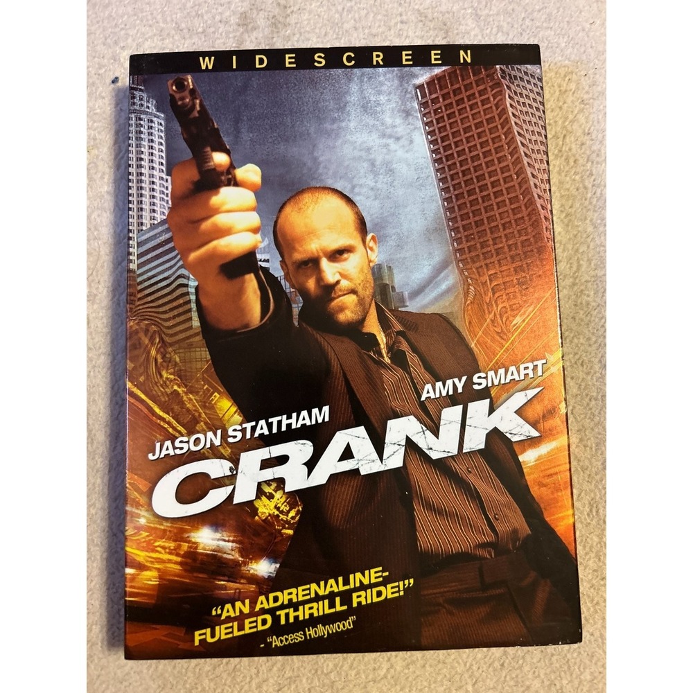 Crank DVD 2006 Widescreen Jason Statham Amy Smart Action Thriller